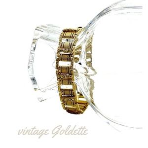 vintage Goldette Victorian revival bracelet